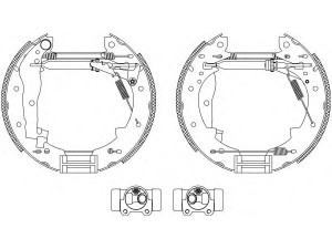 HELLA 8DB 355 003-851 stabdžių trinkelių komplektas 
 Techninės priežiūros dalys -> Papildomas remontas
0060749883, 77011202921, 7701201229