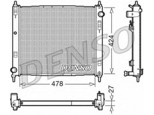 DENSO DRM46044 radiatorius, variklio aušinimas 
 Aušinimo sistema -> Radiatorius/alyvos aušintuvas -> Radiatorius/dalys
214101FE0B, 21410BA62A