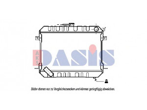 AKS DASIS 070550N radiatorius, variklio aušinimas 
 Aušinimo sistema -> Radiatorius/alyvos aušintuvas -> Radiatorius/dalys
2140023T00