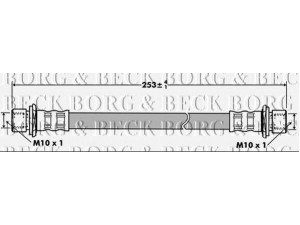BORG & BECK BBH7419 stabdžių žarnelė 
 Stabdžių sistema -> Stabdžių žarnelės
4806 J5, 4806.J5, 4806F6, 4806J5