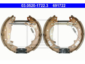 ATE 03.0520-1722.3 stabdžių trinkelių komplektas 
 Techninės priežiūros dalys -> Papildomas remontas
77 01 205 309