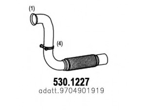 ASSO 530.1227 išleidimo kolektorius 
 Išmetimo sistema -> Išmetimo vamzdžiai
9704901919