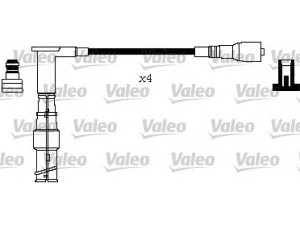 VALEO 346325 uždegimo laido komplektas 
 Kibirkšties / kaitinamasis uždegimas -> Uždegimo laidai/jungtys