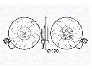 MAGNETI MARELLI 069422585010 ventiliatorius, radiatoriaus 
 Aušinimo sistema -> Oro aušinimas
13 24 1730, 13 41 434, 13241730