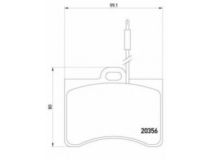BREMBO P 61 012 stabdžių trinkelių rinkinys, diskinis stabdys 
 Techninės priežiūros dalys -> Papildomas remontas
5453876, 5453876S, 95453876, 95565562