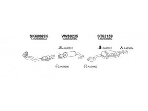 VENEPORTE 800008 išmetimo sistema