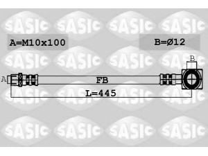 SASIC 6606020 stabdžių žarnelė 
 Stabdžių sistema -> Stabdžių žarnelės
34306760221