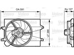 VALEO 696278 elektrovariklis, raditoriaus ventiliatorius 
 Aušinimo sistema -> Radiatoriaus ventiliatorius
1337585