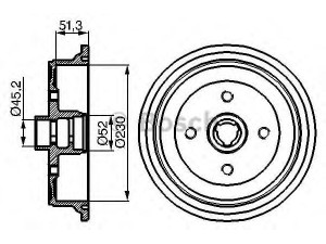 BOSCH 0 986 477 029 stabdžių būgnas 
 Stabdžių sistema -> Būgninis stabdys -> Stabdžių būgnas
431 501 615, 431 501 615 A, 443 501 615