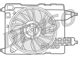 DENSO DER23002 ventiliatorius, radiatoriaus 
 Aušinimo sistema -> Oro aušinimas
7701054967, 7701057254