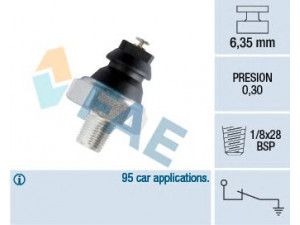 FAE 12240 alyvos slėgio jungiklis 
 Variklis -> Variklio elektra
83530-30060, 83530-87102, 83530-87201