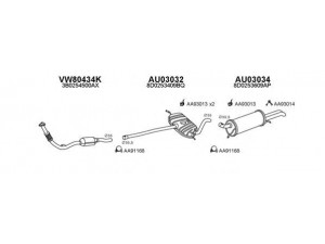VENEPORTE 030136 išmetimo sistema 
 Išmetimo sistema -> Išmetimo sistema, visa