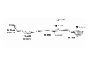 ASSO ART1372 išmetimo sistema 
 Išmetimo sistema -> Išmetimo sistema, visa