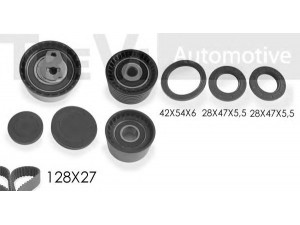 TREVI AUTOMOTIVE KD1244S paskirstymo diržo komplektas 
 Techninės priežiūros dalys -> Papildomas remontas