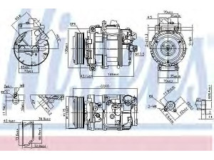 NISSENS 89599 kompresorius, oro kondicionierius 
 Oro kondicionavimas -> Kompresorius/dalys
4471807585, 4471908540, 4471908541