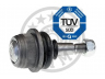 OPTIMAL G3-082 atramos/vairo trauklė 
 Ašies montavimas/vairavimo mechanizmas/ratai -> Sujungimai -> Atramos/vairo trauklė
131405361E, 131405361F