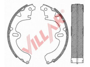 VILLAR 629.0676 stabdžių trinkelių komplektas 
 Techninės priežiūros dalys -> Papildomas remontas
0449512020, 0449512220, 0449520090