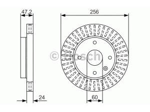 BOSCH 0 986 479 A54 stabdžių diskas 
 Dviratė transporto priemonės -> Stabdžių sistema -> Stabdžių diskai / priedai
13 500 482, 13 502 001