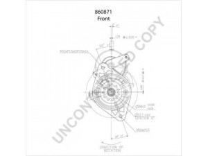 PRESTOLITE ELECTRIC 860871 starteris
36203320, 75726450