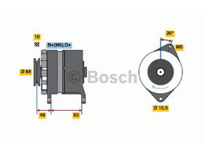 BOSCH 9 120 334 310 kintamosios srovės generatorius