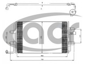 ACR 300332 kondensatorius, oro kondicionierius 
 Oro kondicionavimas -> Kondensatorius
1C0820411, 1C0820413, 1C0820413A