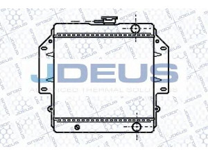JDEUS 042M14 radiatorius, variklio aušinimas 
 Aušinimo sistema -> Radiatorius/alyvos aušintuvas -> Radiatorius/dalys
1770083000, 1770083001, 1770084C00