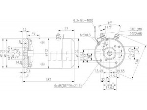 MAHLE ORIGINAL MM 277 elektrovariklis
