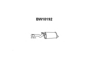 VENEPORTE BW10192 galinis duslintuvas 
 Išmetimo sistema -> Duslintuvas
18301427029