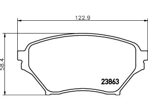 HELLA PAGID 8DB 355 010-261 stabdžių trinkelių rinkinys, diskinis stabdys 
 Techninės priežiūros dalys -> Papildomas remontas
N0Y73328Z, N0Y93323Z, NCY33323Z