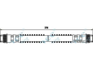 APEC braking HOS3242 stabdžių žarnelė 
 Stabdžių sistema -> Stabdžių žarnelės
480667, 1472157080, 1472157080
