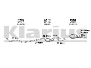 KLARIUS 600315E išmetimo sistema 
 Išmetimo sistema -> Išmetimo sistema, visa