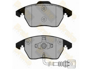 Brake ENGINEERING PA1832 stabdžių trinkelių rinkinys, diskinis stabdys 
 Techninės priežiūros dalys -> Papildomas remontas
3C0698151D, 8J0698151C, 3C0698151D