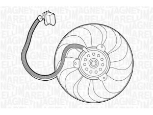 MAGNETI MARELLI 069422261010 ventiliatorius, radiatoriaus 
 Aušinimo sistema -> Oro aušinimas
1C0959455C, 1J0959455M