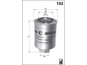 MECAFILTER G82 kuro filtras 
 Techninės priežiūros dalys -> Papildomas remontas
319222E900, 319222EA00, 319223A810