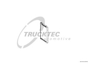 TRUCKTEC AUTOMOTIVE 04.40.086 radiatorius, variklio aušinimas
1 764 886, 10570465, 10570474, 1327249