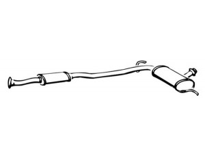 WALKER 15107 vidurinis duslintuvas 
 Išmetimo sistema -> Duslintuvas
7700798192