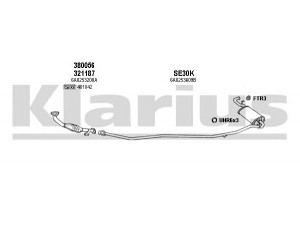 KLARIUS 790041U išmetimo sistema 
 Išmetimo sistema -> Išmetimo sistema, visa