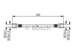 BOSCH 1 987 481 204 stabdžių žarnelė 
 Stabdžių sistema -> Stabdžių žarnelės
51540-78030, 51540-78050, 51540-78450