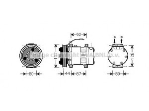 AVA QUALITY COOLING RTK432 kompresorius, oro kondicionierius 
 Oro kondicionavimas -> Kompresorius/dalys
7700860997, 7701499837