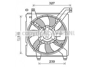AVA QUALITY COOLING HY7568 ventiliatorius, radiatoriaus 
 Aušinimo sistema -> Oro aušinimas
253802C000, 253802C600
