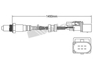 WALKER PRODUCTS 250-25004 lambda jutiklis 
 Variklis -> Variklio elektra
022 906 265 A, 06A 906 262 AN, 06A906262DG