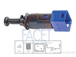 FACET 7.1195 stabdžių žibinto jungiklis; jungiklis, sankabos valdiklis 
 Stabdžių sistema -> Stabdžių žibinto jungiklis
MR-977585, 25320-00QAD, 77 00 434 561
