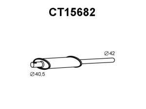 VENEPORTE CT15682 priekinis duslintuvas
172230, 172275, 7910032651