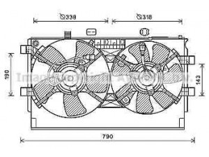 AVA QUALITY COOLING MT7529 ventiliatorius, radiatoriaus 
 Aušinimo sistema -> Oro aušinimas