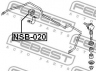 FEBEST NSB-020 skersinio stabilizatoriaus įvorių komplektas 
 Ašies montavimas/vairavimo mechanizmas/ratai -> Stabilizatorius/fiksatoriai -> Sklendės
54613-60U10