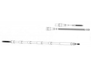 KAWE SK02105 trosas, stovėjimo stabdys 
 Stabdžių sistema -> Valdymo svirtys/trosai
115332751, 6U0609721