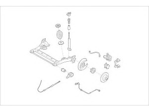 DELPHI VW-15416-R rato pakaba 
 Ašies montavimas/vairavimo mechanizmas/ratai -> Prekių paieška pagal schemą