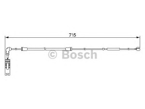 BOSCH 1 987 474 946 įspėjimo kontaktas, stabdžių trinkelių susidėvėjimas 
 Stabdžių sistema -> Susidėvėjimo indikatorius, stabdžių trinkelės
34 35 1 165 580
