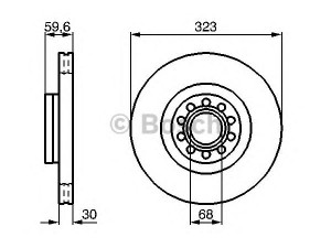 BOSCH 0 986 479 060 stabdžių diskas 
 Dviratė transporto priemonės -> Stabdžių sistema -> Stabdžių diskai / priedai
4D0 615 301 F, 4D0 615 301 J, 3D0 615 301 G