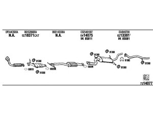 FONOS MA40034 išmetimo sistema 
 Išmetimo sistema -> Išmetimo sistema, visa